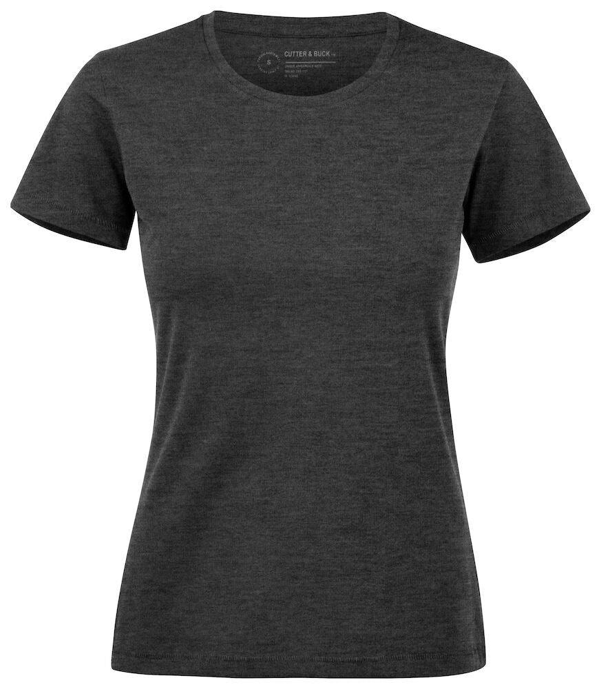 Cutter & Buck Manzanita Ladies T-Shirt | Roundneck | Cotton with Stretch | 9 Colours | XS-2XL - Tee Shirt - Logo Free Clothing