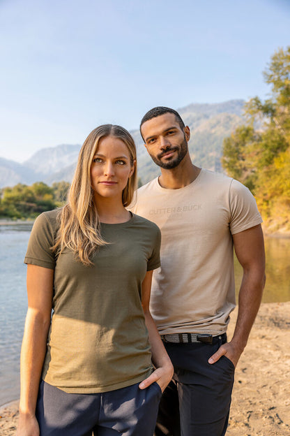 Cutter & Buck Manzanita Ladies T-Shirt | Roundneck | Cotton with Stretch | 9 Colours | XS-2XL