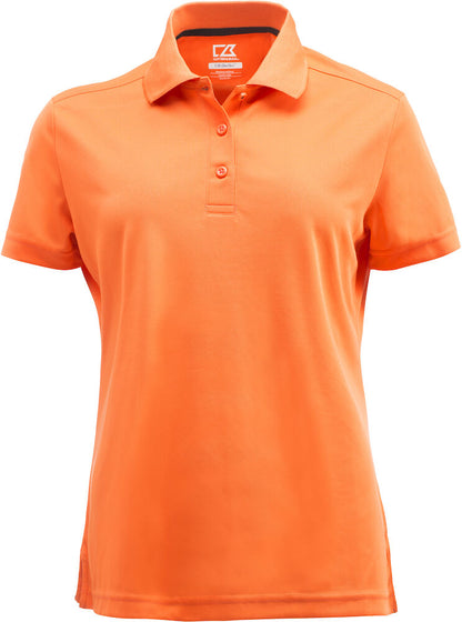 Cutter & Buck Kelowna Ladies Polo Shirt | Lightweight Wicking Activewear | 12 Colours | XS-2XL