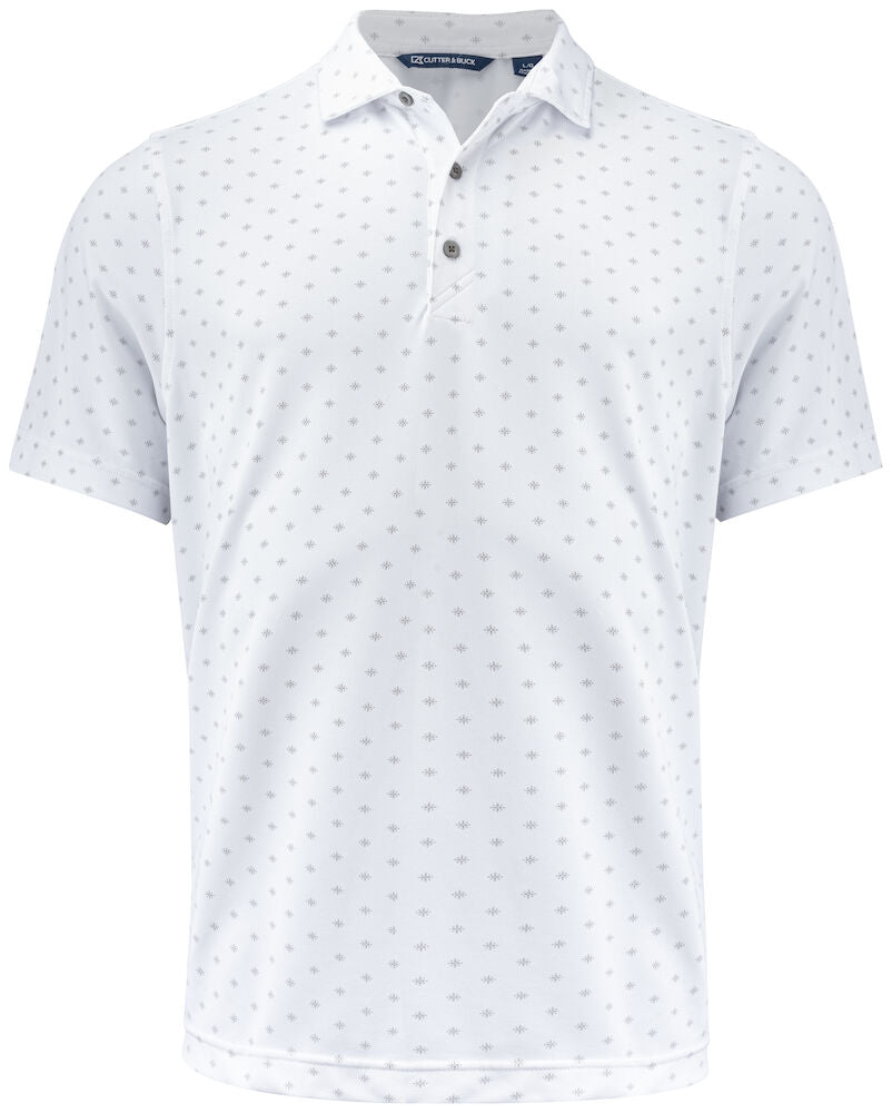 Cutter & Buck Virtue Printed Mens Polo Shirt | Breathable Activewear | 3 Colours | S-4XL