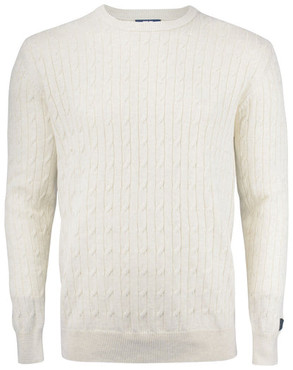 Cutter & Buck Blakely Mens Crewneck Knitwear | Cable Knit Cotton Jumper | 4 Colours | S-4XL