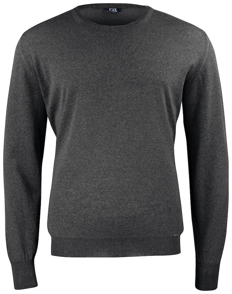 Cutter & Buck Kennewick Mens Crewneck Jumper | 100% Merino Wool Knitwear | 6 Colours | S-4XL