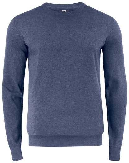 Cutter & Buck Oakville Mens Crewneck Jumper | Soft Cotton-Rich Knitwear | 6 Colours | S-4XL