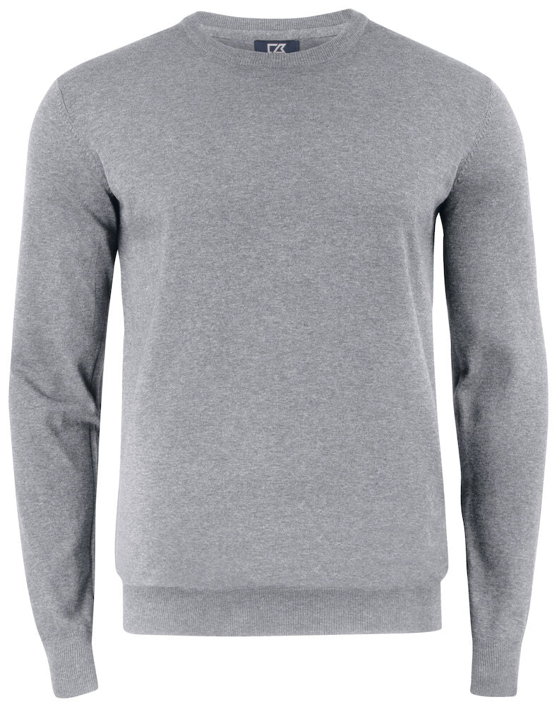 Cutter & Buck Oakville Mens Crewneck Jumper | Soft Cotton-Rich Knitwear | 6 Colours | S-4XL