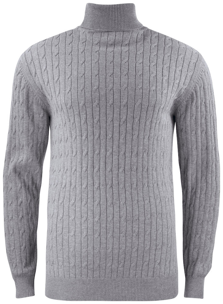 Cutter & Buck Blakely Mens Rollerneck Knitwear | Cable Knit Cotton Jumper | 4 Colours | S-4XL