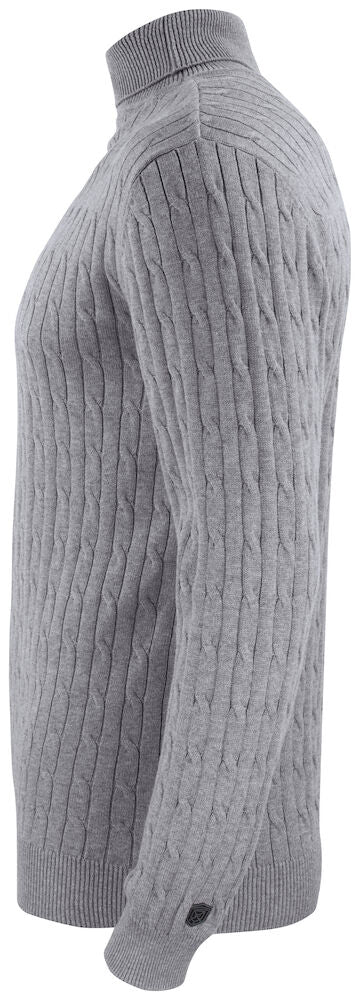 Cutter & Buck Blakely Mens Rollerneck Knitwear | Cable Knit Cotton Jumper | 4 Colours | S-4XL