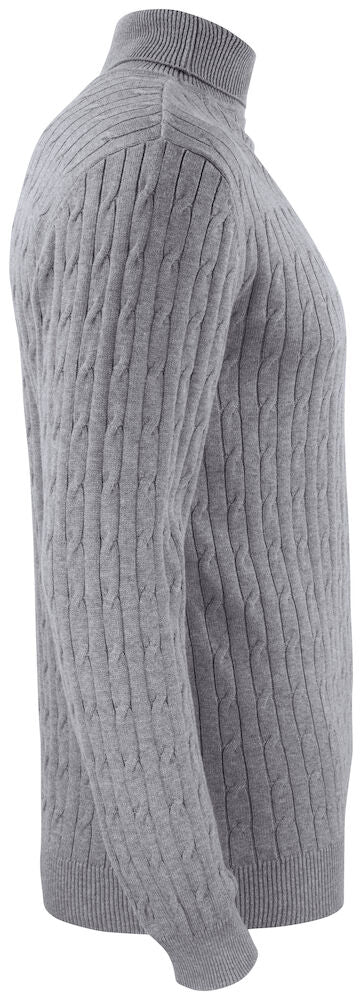 Cutter & Buck Blakely Mens Rollerneck Knitwear | Cable Knit Cotton Jumper | 4 Colours | S-4XL