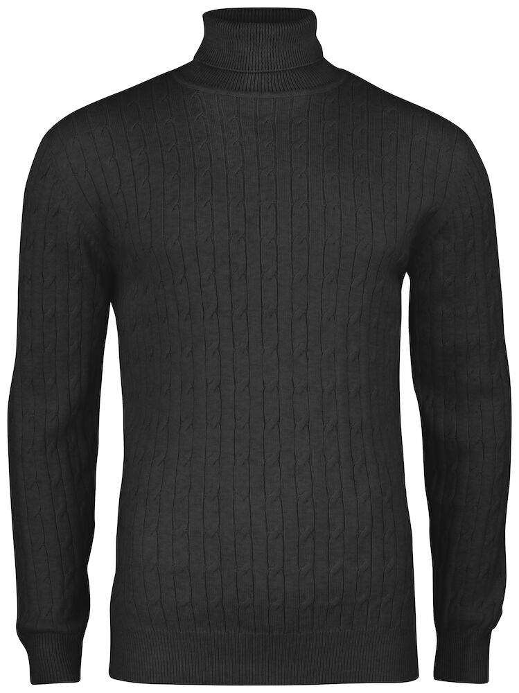 Cutter & Buck Blakely Mens Rollerneck Knitwear | Cable Knit Cotton Jumper | 4 Colours | S-4XL