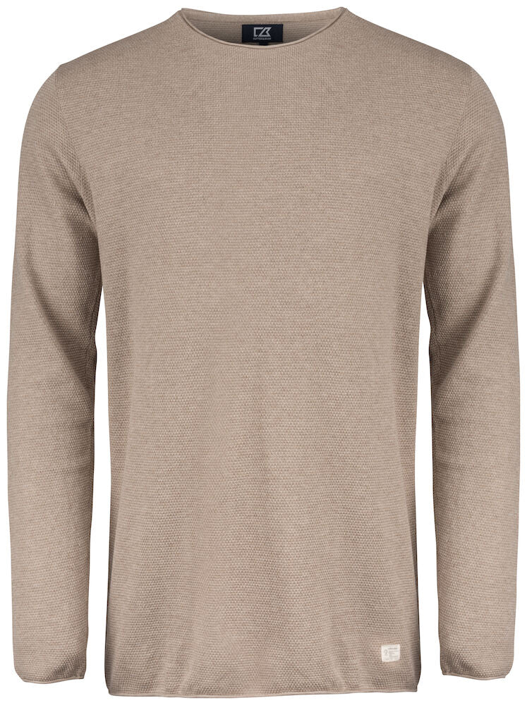 Cutter & Buck Carnation Mens Crewneck Jumper | Soft Cotton-Rich Knitwear | 6 Colours | S-4XL