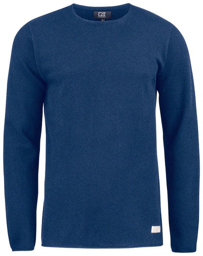 Cutter & Buck Carnation Mens Crewneck Jumper | Soft Cotton-Rich Knitwear | 6 Colours | S-4XL