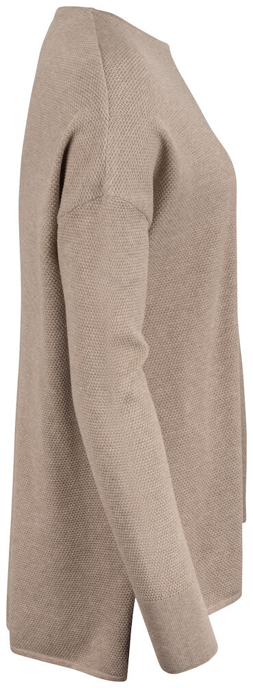 Cutter & Buck Carnation Ladies Crewneck Jumper | Soft Cotton-Rich Knitwear | 6 Colours | XS-2XL