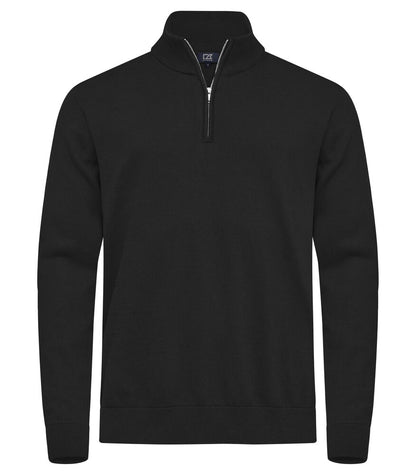 Cutter & Buck Oakville Mens Quarter Zip Jumper | Soft Cotton-Rich Knitwear | 3 Colours | S-4XL