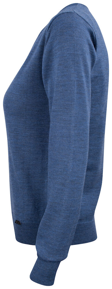 Cutter & Buck Everett Ladies V-Neck Jumper | 100% Merino Wool Knitwear | 6 Colours | S-2XL