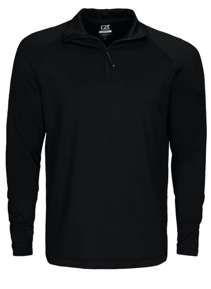 Cutter & Buck Coos Bay Mens Quarter Zip Sweatshirt | Wicking Activewear | 4 Colours | S-4XL