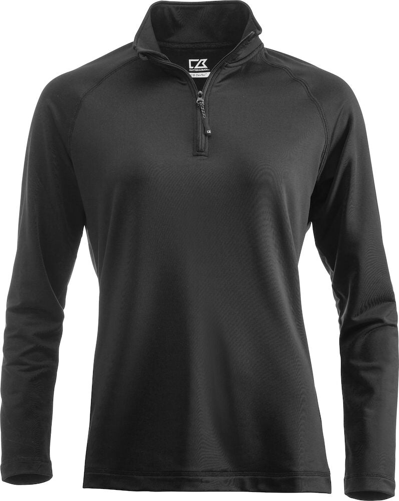 Cutter & Buck Coos Bay Ladies Quarter Zip Sweatshirt | Wicking Activewear | 4 Colours | XS-2XL