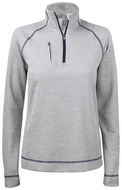 Cutter & Buck Chambers Ladies Quarter Zip Sweatshirt | Wicking Activewear | 3 Colours | XS-2XL