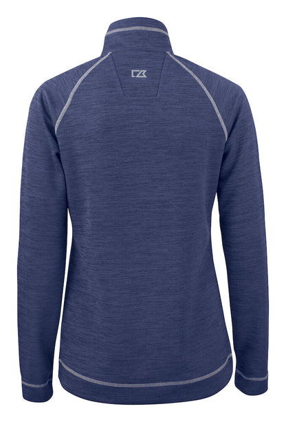 Cutter & Buck Chambers Ladies Quarter Zip Sweatshirt | Wicking Activewear | 3 Colours | XS-2XL