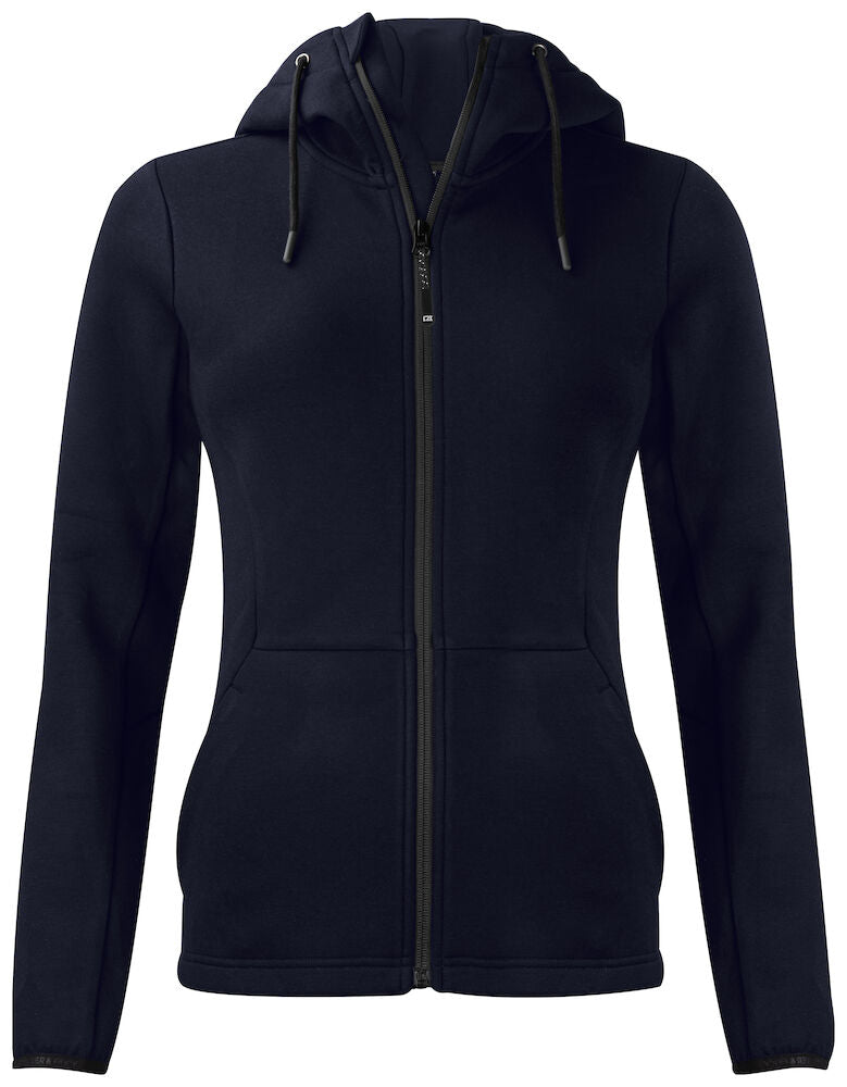 Cutter & Buck Pemberton Ladies Hoodie | Heavyweight Zip-Up Hooded Jacket | 7 Colours | XS-2XL - Hoodie - Logo Free Clothing