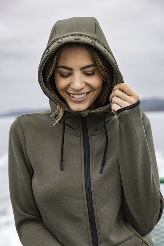 Cutter & Buck Pemberton Ladies Hoodie | Heavyweight Zip-Up Hooded Jacket | 7 Colours | XS-2XL