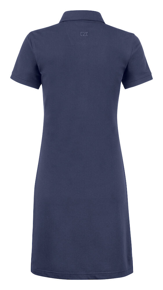 Cutter & Buck Advantage Polo Dress | Ladies Activewear Shirt Dress| Navy or Black | XS-2XL
