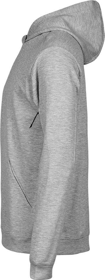 Tee Jays Mens Athletic Sweatshirt Hoodie | Hooded Jumper | Black or Grey | XS-3XL