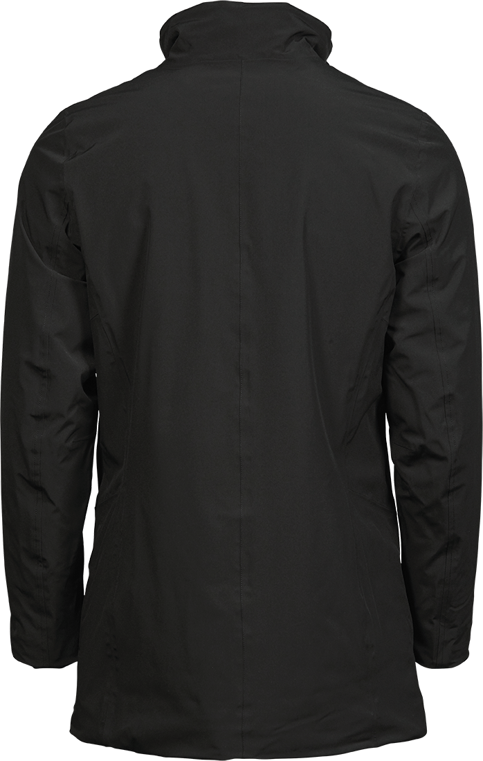 Tee Jays All Weather Mens Parka Jacket | Waterproof | Breathable | Insulated | Black | S-3XL - Winter Jacket - Logo Free Clothing