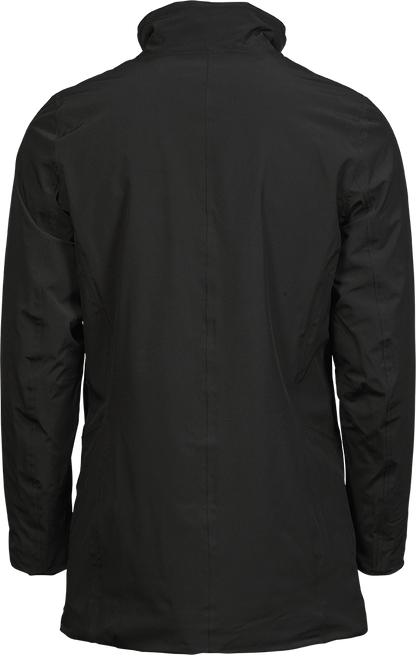 Tee Jays All Weather Mens Parka Jacket | Waterproof | Breathable | Insulated | Black | S-3XL - Winter Jacket - Logo Free Clothing