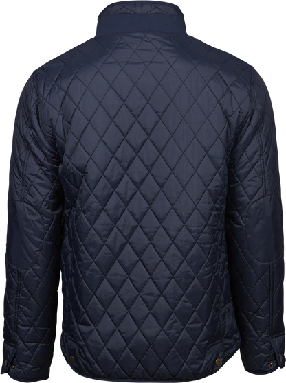 Tee Jays Richmond Mens Quilted Jacket | Showerproof | Tailored Fit | Navy | S-4XL - Summer Jacket - Logo Free Clothing