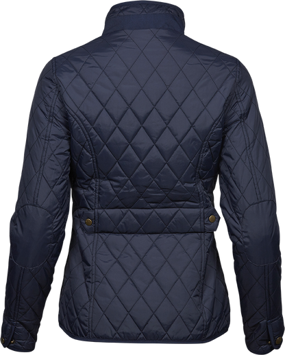 Tee Jays Richmond Ladies Quilted Jacket | Showerproof | Tailored Fit | Navy | S-3XL - Summer Jacket - Logo Free Clothing