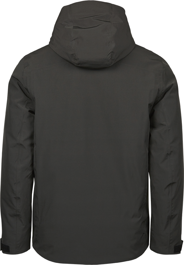 Tee Jays All Weather Mens Hooded Winter Jacket | Waterproof | Breathable | Black or Grey | S-3XL - Winter Jacket - Logo Free Clothing