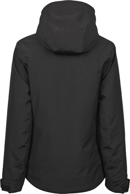 Tee Jays All Weather Ladies Hooded Winter Jacket | Waterproof | Breathable | Black | S-2XL - Winter Jacket - Logo Free Clothing