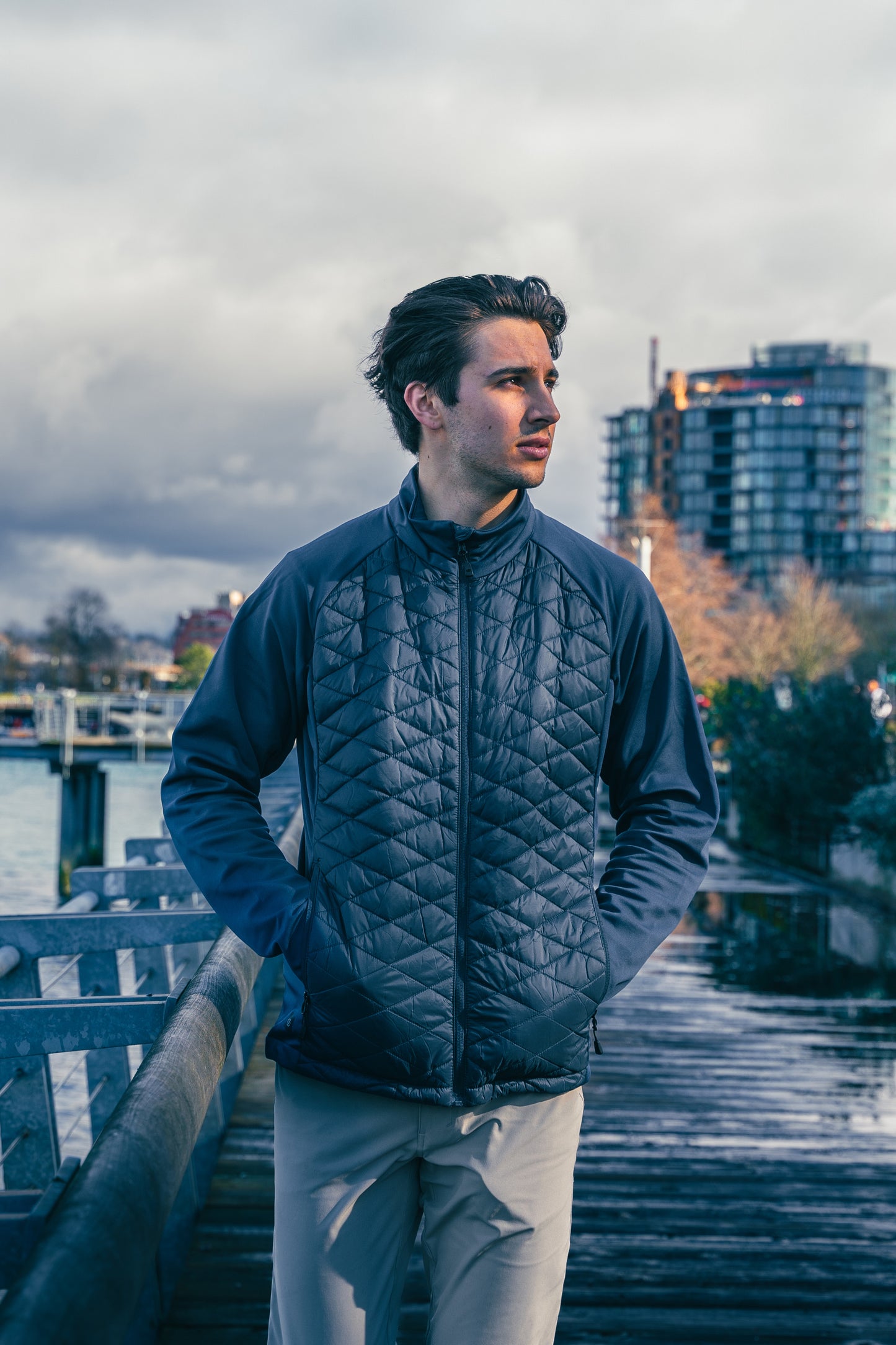 Stormtech Men's Boulder Shell Jacket | Showerproof | Breathable | Lightweight Coat | Black or Indigo | S-3XL