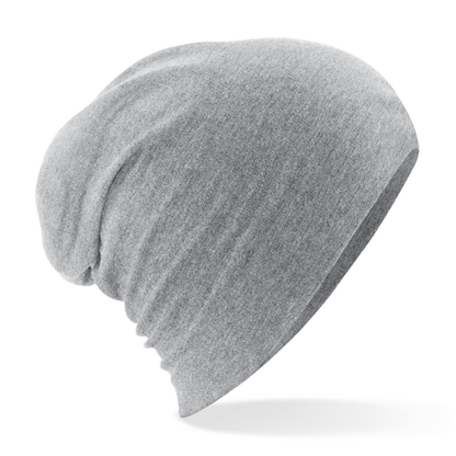 Beechfield Hemsedal Cotton Slouch Beanie | Unisex | Stretch | 6 Colours | One Size