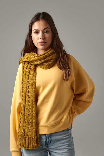 Beechfield Cable Knit Melange Scarf | Unisex | Heavyweight | Chunky | 4 Colours | One Size