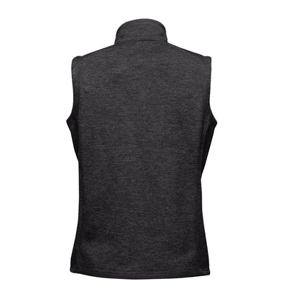 Stormtech Ladies Avalanche Full Zip Fleece Gilet | Recycled | Warm Brushed Interior | Black Heather | XS-XL