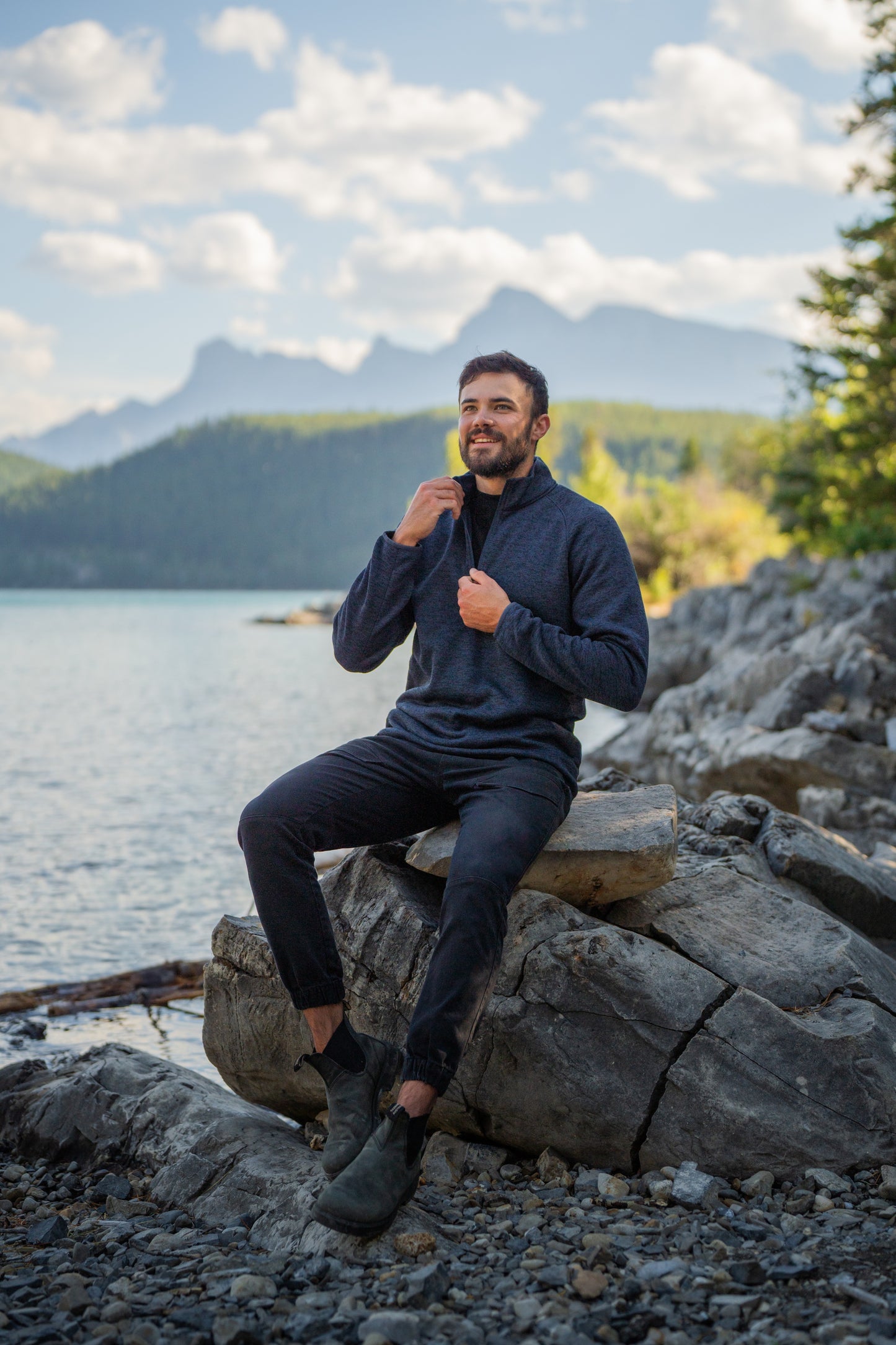 Stormtech Men's Yosemite Half Zip Pullover | Recycled Fleece | Brushed Knit | Warm | 3 Colours | S-2XL