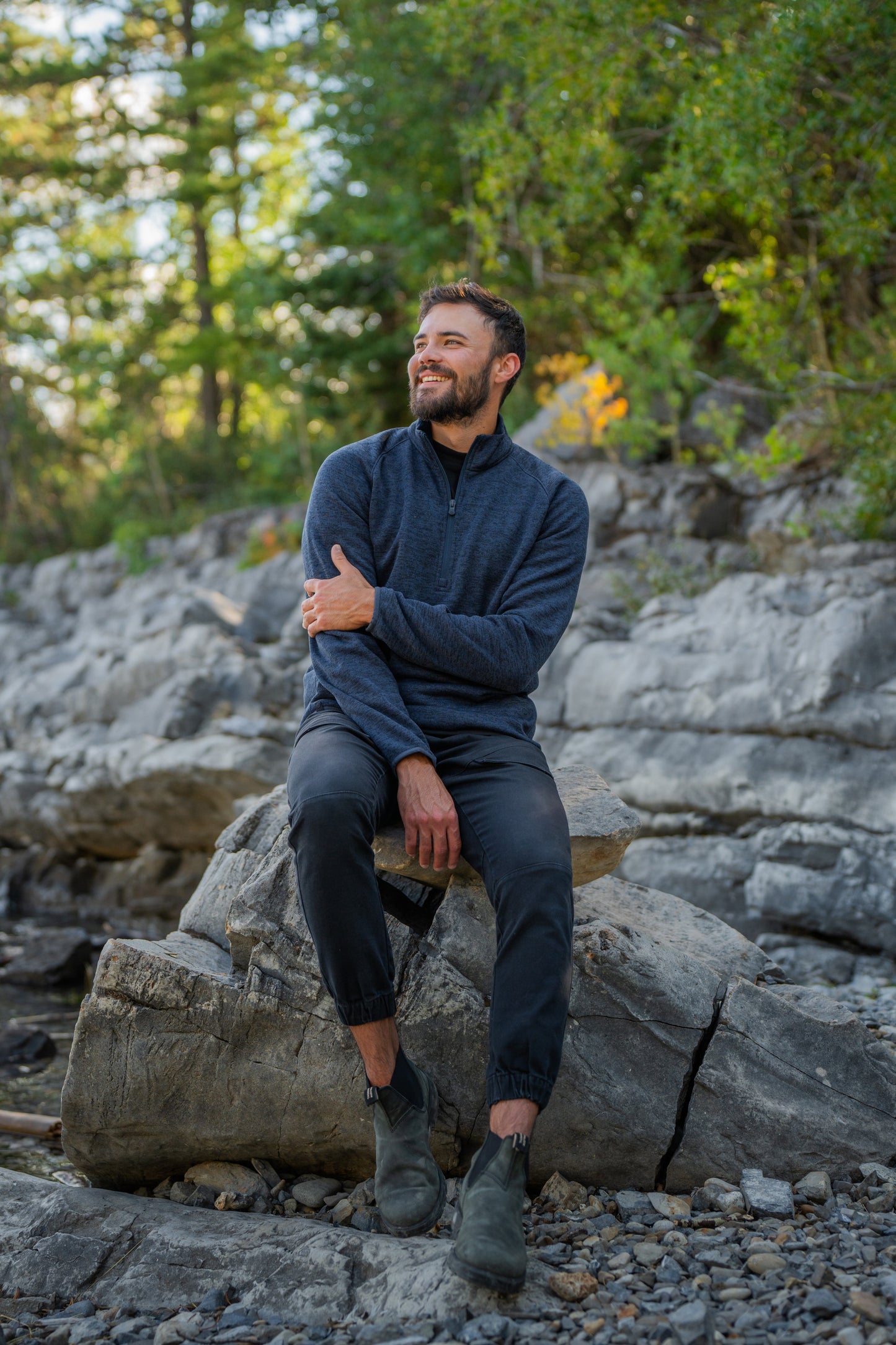 Stormtech Men's Yosemite Half Zip Pullover | Recycled Fleece | Brushed Knit | Warm | 3 Colours | S-2XL
