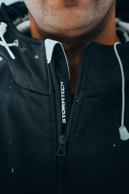 Stormtech Men's Epsilon H2Xtreme Shell Jacket | Waterproof | Breathable | Hooded Softshell | Black | S-5XL