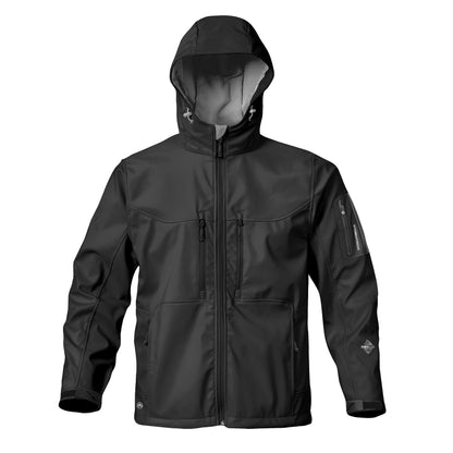 Stormtech Men's Epsilon H2Xtreme Shell Jacket | Waterproof | Breathable | Hooded Softshell | Black | S-5XL