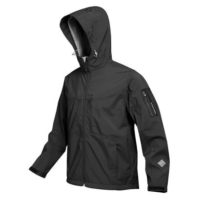 Stormtech Men's Epsilon H2Xtreme Shell Jacket | Waterproof | Breathable | Hooded Softshell | Black | S-5XL