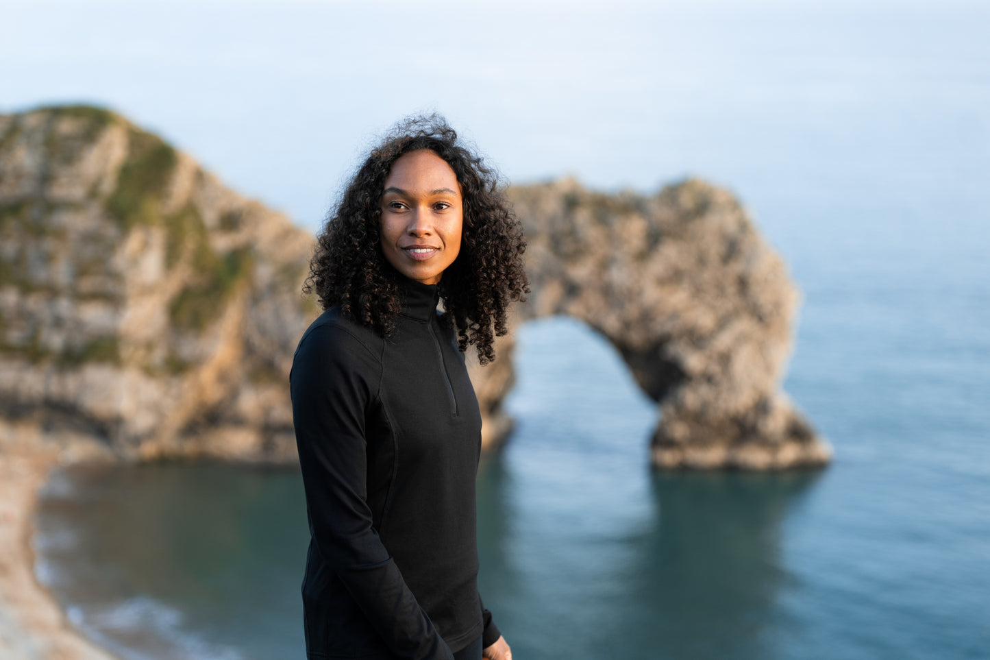 Stormtech Ladies Treeline Quarter Zip Pullover | Fleece | Recycled | Wicking | Breathable | Black Heather | XS-XL