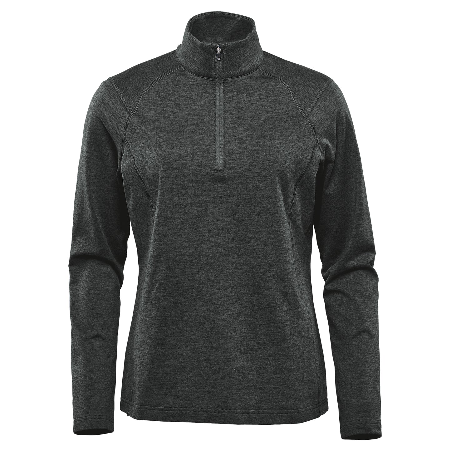 Stormtech Ladies Treeline Quarter Zip Pullover | Fleece | Recycled | Wicking | Breathable | Black Heather | XS-XL