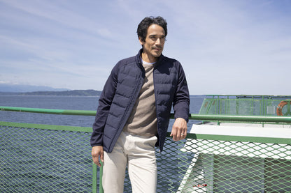 Cutter & Buck Oak Harbor Mens Hybrid Jacket | Quilted Body | 4 Colours | S-4XL