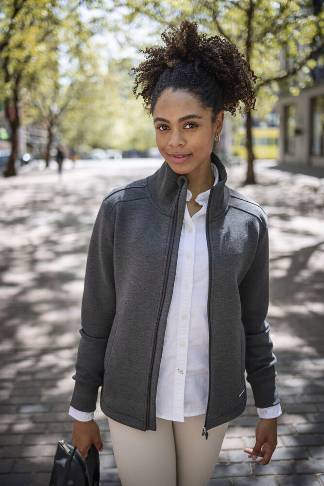 Cutter & Buck | Pemberton Cardigan Full Zip Women | Logo Free Clothing