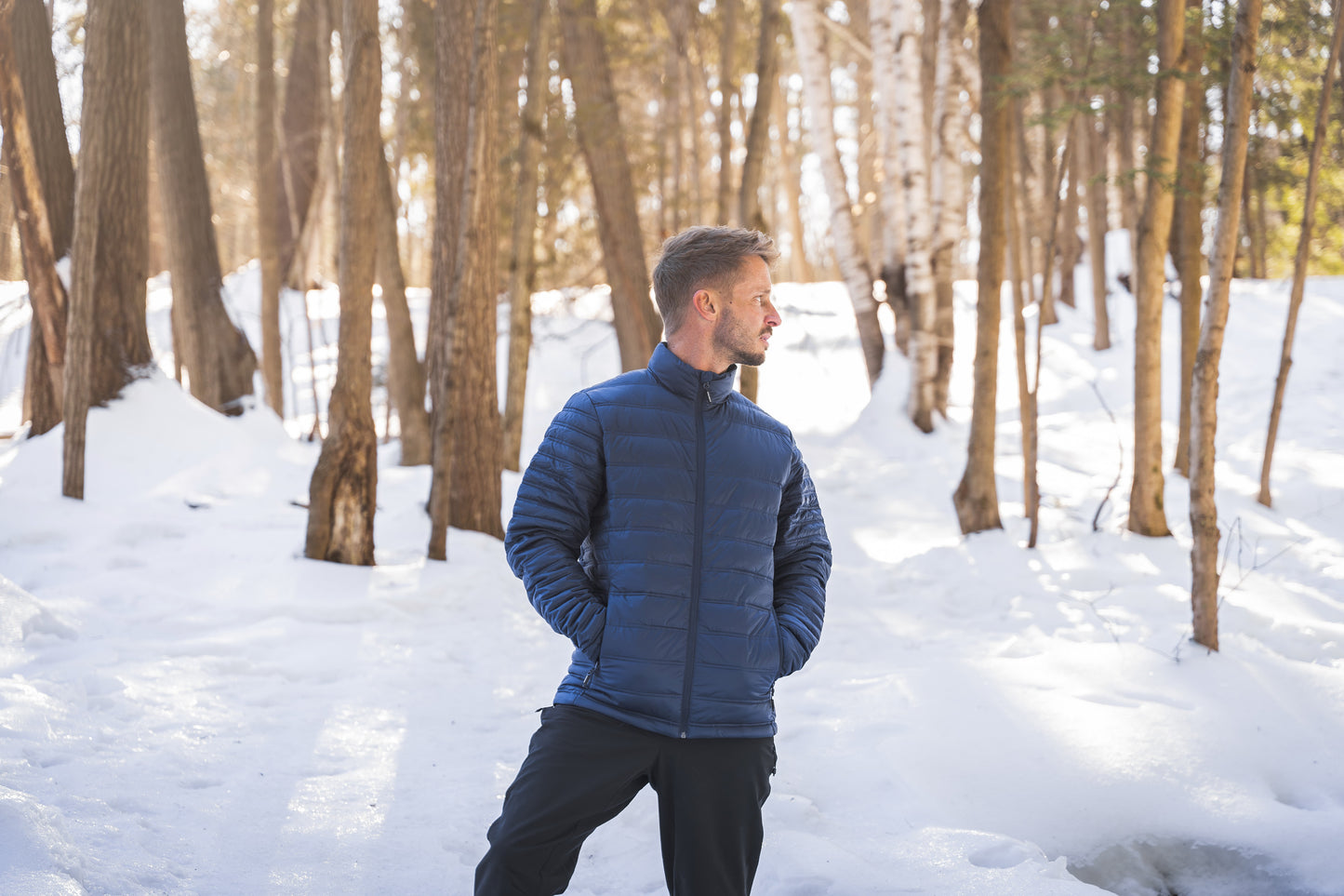 Stormtech Men's Basecamp Jacket | Lightweight | Quilted | Showerproof | Packable Windproof | Black or Navy | S-2XL