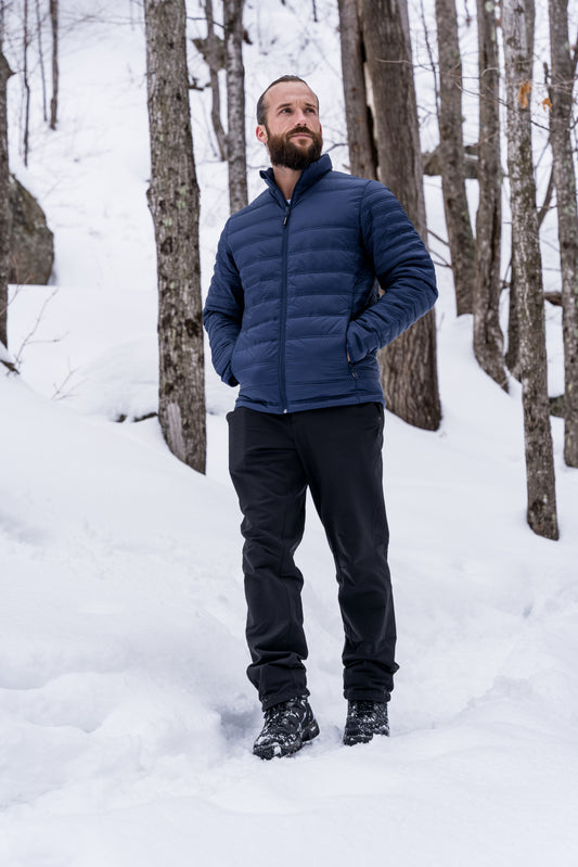 Stormtech Men's Basecamp Jacket | Lightweight | Quilted | Showerproof | Packable Windproof | Black or Navy | S-2XL
