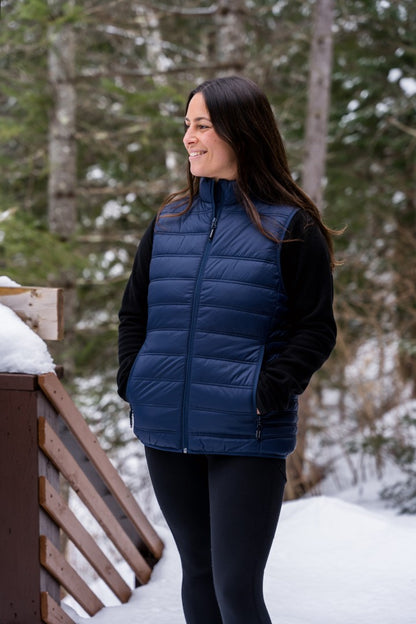 Stormtech Ladies Basecamp Bodywarmer | Quilted | Showerproof | Windproof | Packable | Navy or Black | XS-XL