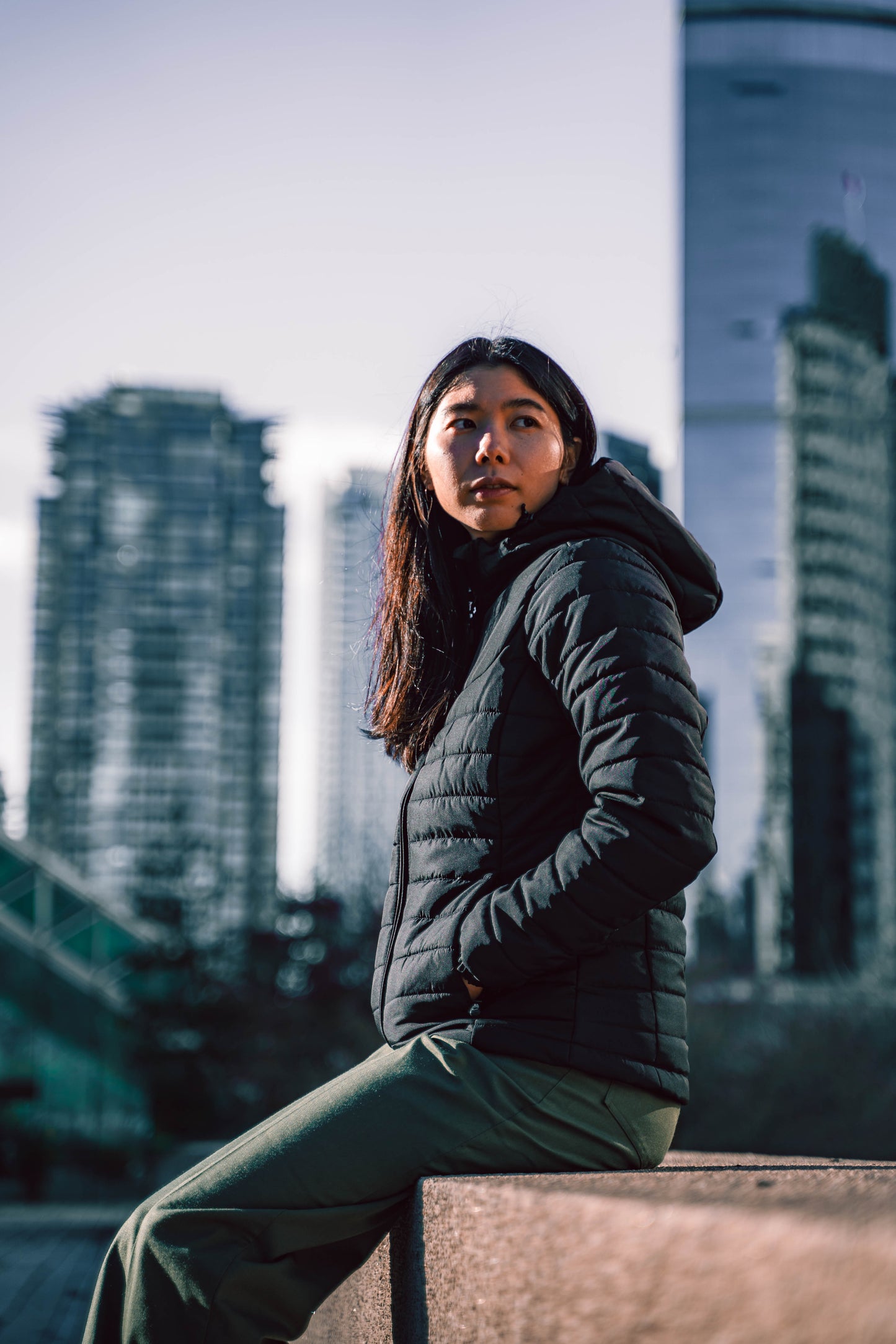 Stormtech Ladies Nautilus Quilted Hooded Jacket | Water Resistant | Thermal Lining | Black | XS-XL