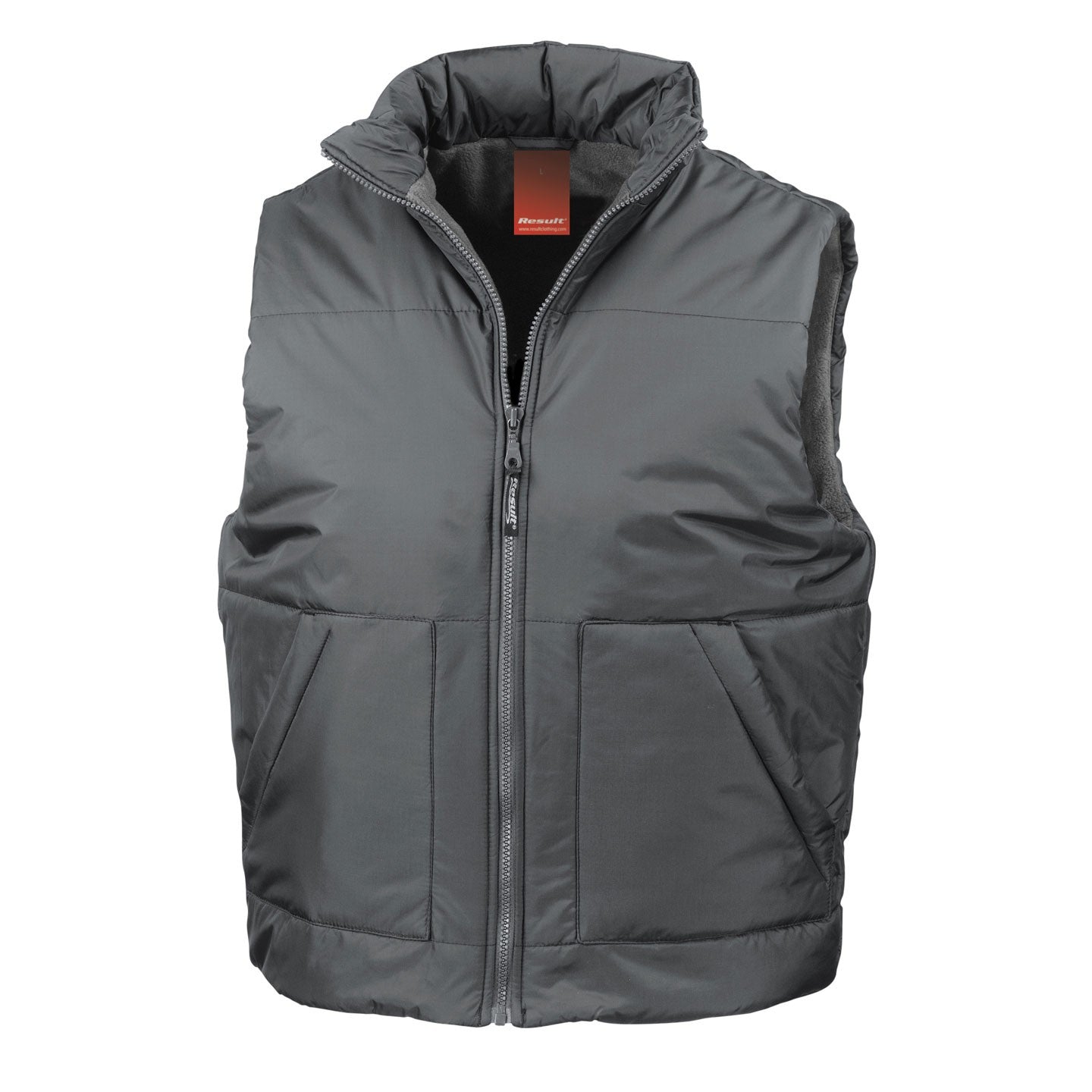 Result Fleece Lined Bodywarmer | Unisex | Showerproof | Windproof | Padded Collar | 3 Colours | S-2XL