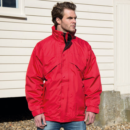 Result 3-In-1 Zip and Clip Jacket | Unisex | Detachable Layer | Waterproof | Hood | 4 Colours | XS-4XL